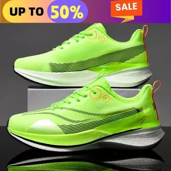Кроссовки для марафона, мужские спортивные кроссовки для бега с углеродной пластиной, дышащие, легкие, женские, удобные, спортивные, повседневные, для ходьбы 36