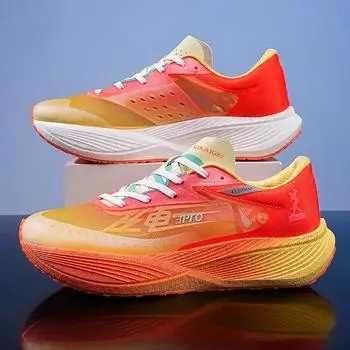 Кроссовки для марафона PRO Supercritical E-TPU с амортизацией для бега на открытом воздухе, сверхлегкие сетчатые кроссовки для фитнеса 36 чёрный