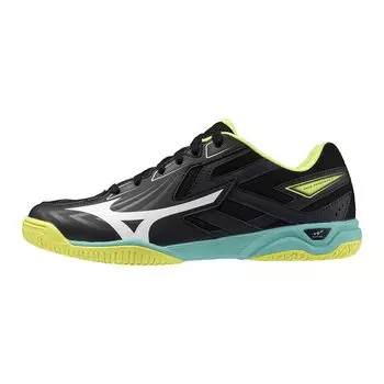 Кроссовки для настольного тенниса Wave Kaiserburg 8 Club Activities Gymnasium Lightweight Black x White x Lime cm 3E [Mizuno] женские 26.0
