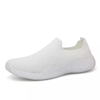 Кроссовки для отдыха и спорта, мужские и женские, противоскользящие, дышащие, новые, однотонные, ленивые, размер 35-44 35