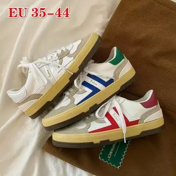 Кроссовки для пар в студенческом стиле 2021 года, новые модные универсальные кроссовки, легкие и дышащие кроссовки для бега 35 красный