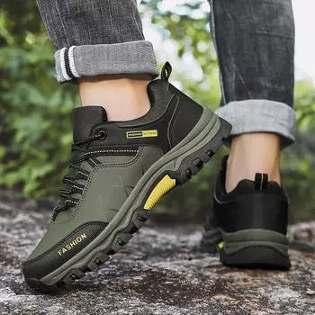 Кроссовки для походов мужские, больших размеров, для активного отдыха, мужские повседневные кроссовки, модные низкие кроссовки для походов, легкие ботинки для походов 39 чёрный