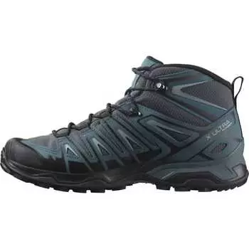 Кроссовки для походов Salomon Hiking X ULTRA PIONEER MID GORE-TEX (X Ultra Pioneer Mid Gore-Tex) Эбеновое дерево/Звездочет/Карьер 25,5 см