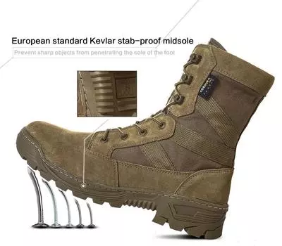 Кроссовки для походов Водонепроницаемые мужские кроссовки Мужские ботинки Кроссовки Ботинки Многослойные ботинки из сплит-зерна Ботинки Botines Hombre Кроссовки мужские 39 чёрный