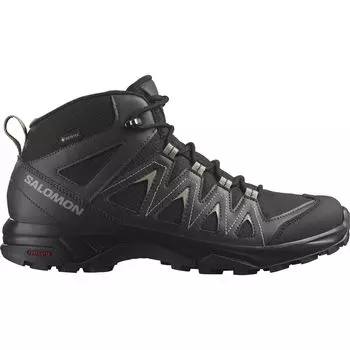 Кроссовки для походов X BRAZE MID Khaki cm [Salomon] GORE-TEX мужские черные/Phantom/Vintage 25.5