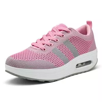 Кроссовки для путешествий Fly-Woven Mesh, качалка, женская обувь, обувь на воздушной подушке для женщин 35