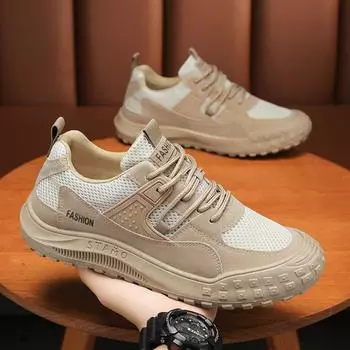 Кроссовки для скалолазания для мужчин, летние, новые, дышащие, с мягкой подошвой, спортивные кроссовки для бега, мужская рабочая обувь, походная обувь De Hombre 39 серый