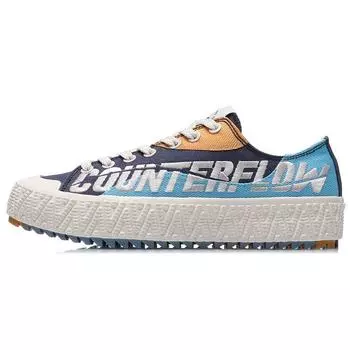 Кроссовки для скейтбординга Li Ning CF с противоскользящей подошвой и амортизацией, женские, синие AGCR084-1 35