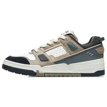 Кроссовки для скейтбординга Li Ning Journey с нескользящей подошвой, прочные, мужские, серо-зеленые AGCR297-4 39