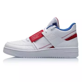 Кроссовки для скейтбординга Li Ning Rhythm с противоскользящим покрытием и амортизацией, мужские белые AGBP061-1 46