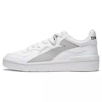 Кроссовки для скейтбординга Li Ning We Wo Lite с нескользящей подошвой и амортизацией, женские, цвет белый, серый AGCT116-1 35