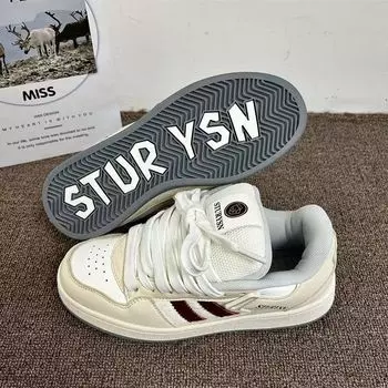 Кроссовки для скейтбординга мужские новые мужские кроссовки для скейтбординга ретро-национальные трендовые спортивные туфли для ветробординга женские кроссовки Y2k 36 серый