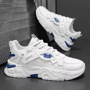 Кроссовки для студентов, увеличивающие рост, всесезонные, мужская повседневная спортивная обувь на толстой подошве, мягкая подошва, удобные кроссовки для бега на открытом воздухе 39