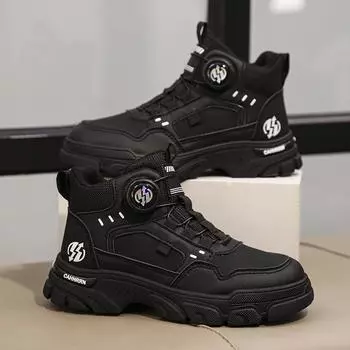 Кроссовки для тенниса для мальчиков, ботильоны для девочек, детская спортивная обувь, студенческая обувь для детей и подростков, обувь цвета хаки для походов на открытом воздухе, большие размеры EU:32 чёрный