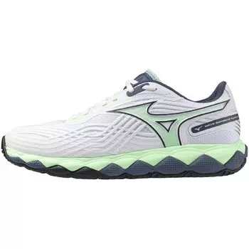 Кроссовки для тенниса Wave Enforce Tour 2 AC All Court Club Activities Lightweight Game Court Soft White x Mint x Blue см 2E [Mizuno] 27.0