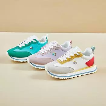 Кроссовки для женщин из искусственной кожи, замши, в стиле пэчворк, повседневные, на шнуровке, нескользящие, для ходьбы, удобные, кроссовки для тенниса, женские, модные, на платформе, кроссовки 35 фиолетовый