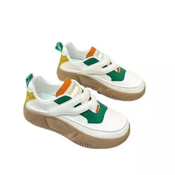 Кроссовки для женщин Повседневные весенние кроссовки Женские удобные спортивные кроссовки Вулканизированная обувь Женская обувь Tenis De Moda 35 зелёный