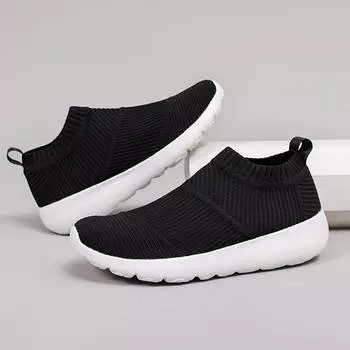 Кроссовки для женщин сетчатые ленивые туфли дышащие кроссовки для путешествий на открытом воздухе мягкая подошва удобные повседневные походные туфли Tenis De Mujer 35