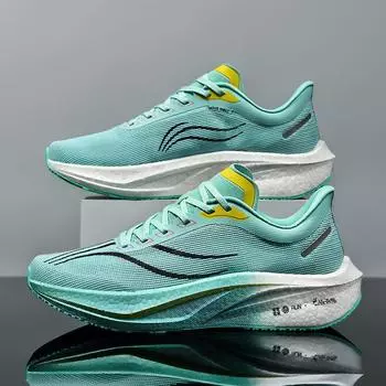 Кроссовки Feidian 4C для мальчиков из углеродного волокна, летние сетчатые, дышащие, для учеников младших классов, профессиональные, амортизирующие, гоночные кроссовки 36 розовый