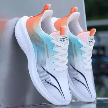 Кроссовки Fly-knit Мужская обувь Легкие кроссовки для бега на открытом воздухе для студентов Кроссовки с мягкой подошвой для мужчин 36