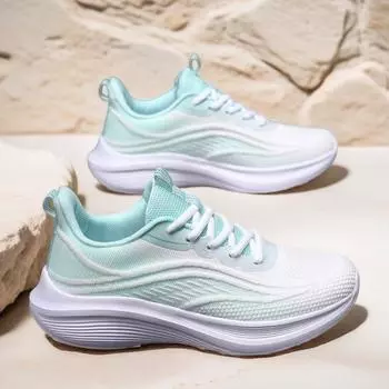 Кроссовки Fly Weave женские сетчатые легкие мягкие подошвы амортизация ультра легкие кроссовки повседневная обувь 36 фиолетовый