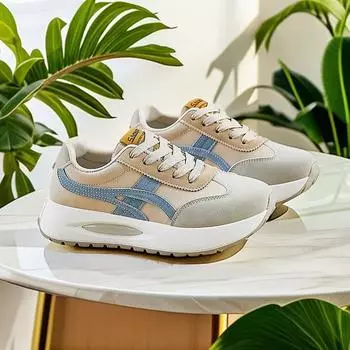 Кроссовки Forrest Gump 2025 весна новая корейская версия дышащие повседневные кроссовки студенческая платформа легкие дышащие кроссовки женские 36