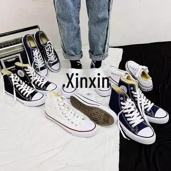 Кроссовки Four Seasons Retro Canvas — повседневные высокие/низкие кроссовки для мужчин и женщин, модная спортивная обувь, дизайн Evergreen, цвет белый. Low-top, size 39 female чёрный