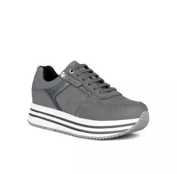 Кроссовки Geox Sneakersy D Kency D36QHA 0767B C9G1G Szary