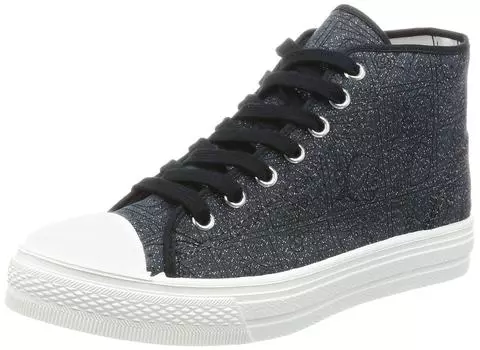 Кроссовки High Cut Type Hello Kitty L052 KC41132 Черные 22 3E [Sanrio] Женские чёрный