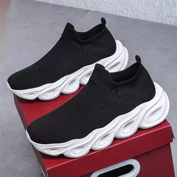 Кроссовки High Street Sock, мужская трендовая спортивная обувь в стиле хип-хоп, женская дышащая мягкая обувь с сеткой, прогулочная обувь большого размера, мужская обувь 35