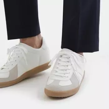 Кроссовки Hilltop 6см пара высота немецкая армия Heinz белые-HT4741 230