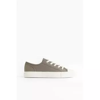 Кроссовки HM Canvas зеленый хаки