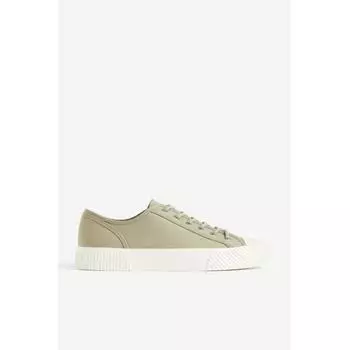 Кроссовки HM Canvas зеленый хаки