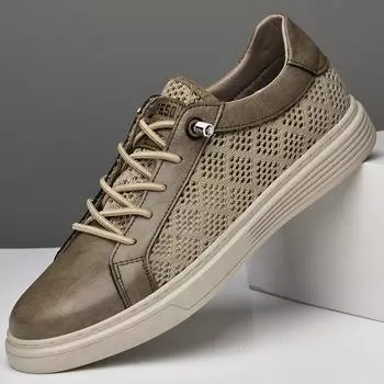 Кроссовки Hollow Out Man, новые модные туфли для скейтбординга, мужская обувь для отдыха и прогулок, дышащая мужская повседневная обувь, летняя обувь для треккинга 37