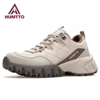 Кроссовки HUMTTO с противоскользящим покрытием, зимняя женская спортивная обувь, ботинки Treeking для женщин, роскошные дизайнерские повседневные кроссовки для женщин