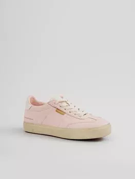 Кроссовки из кожи в винтажном стиле для женщин, повседневные, на шнуровке, низкие кроссовки 35 белый