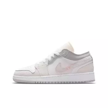 кроссовки Jordan 1 Low Inside Out Cream White Light Grey (GS) DQ3727-100