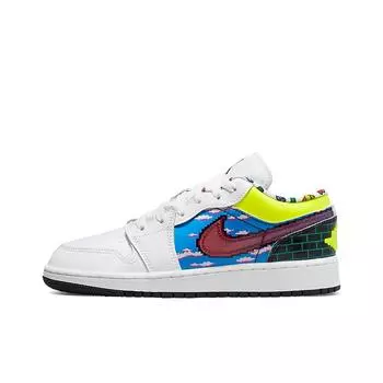 кроссовки Jordan 1 Low Old School Gaming (GS) DM8969-114