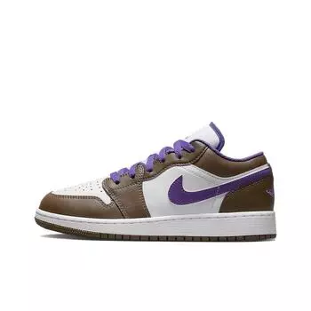 кроссовки Jordan 1 Low Purple Mocha (GS) 553560-215
