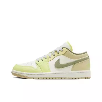 кроссовки Jordan 1 Low Sail White Oil Green (Women s) FD9906-131