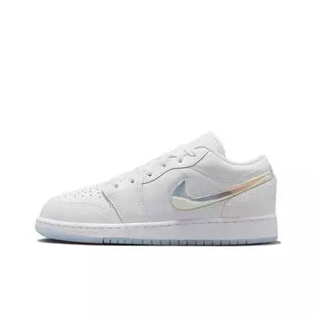 кроссовки Jordan 1 Low SE Glitter Swoosh GS FQ9112-100