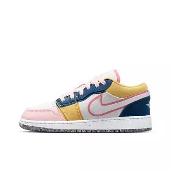 кроссовки Jordan 1 Low SE Multi Canvas (GS) DV1323-100