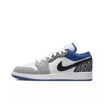 кроссовки Jordan 1 Low SE True Blue (GS) DQ2514-140