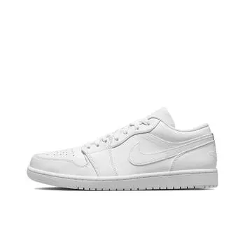 кроссовки Jordan 1 Low Triple White (2022) 553558-136