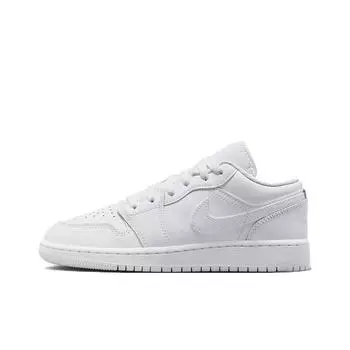 кроссовки Jordan 1 Low Triple White(GS) 553560-136