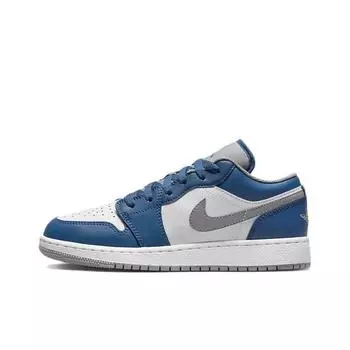 кроссовки Jordan 1 Low True Blue (GS) 553560-412