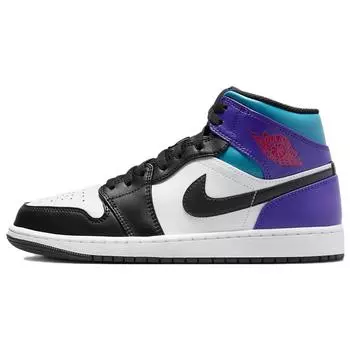 Кроссовки Jordan 1 Mid Court Purple Tropical Twist(DQ8426-154) 44.5