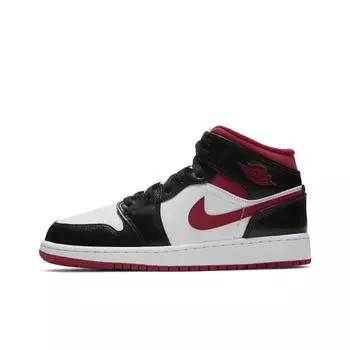 кроссовки Jordan 1 Mid Gym Red Black White (GS) DJ4695-122
