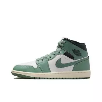 кроссовки Jordan 1 Mid Jade Smoke (Women s) BQ6472-130