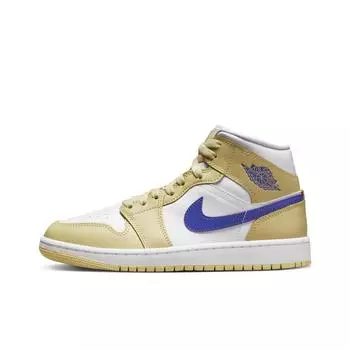 кроссовки Jordan 1 Mid Lemon Wash Lapis (Women s) BQ6472-701